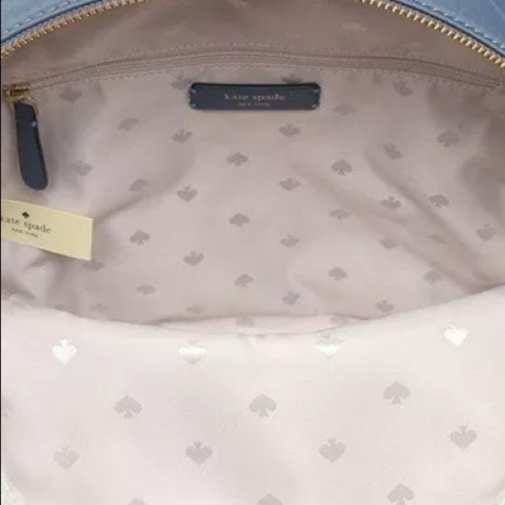 Kate spade MEDIUM backpack dawn blue NYLON bag - Picture 8 of 8